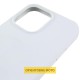 Чохол Silicone Case (AA) Logo with MagSafe для Apple iPhone 16 Pro (6.3") Білий / White