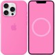 Чохол Silicone case (AAA) with Magsafe and Animation (button) для Apple iPhone 16 Pro (6.3") Peony