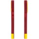 Чохол TPU+PC Bichromatic для Apple iPhone 13 (6.1") Brown burgundy / Yellow