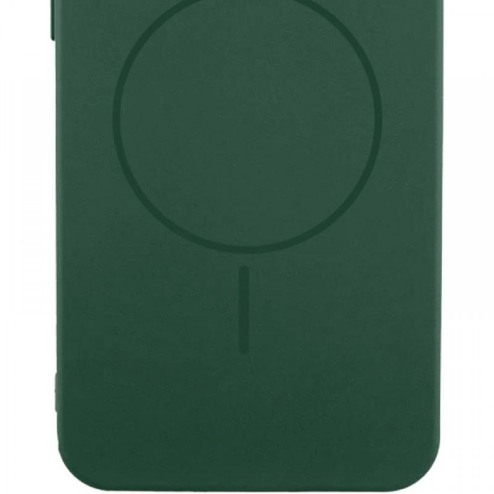 Чохол Silicone Cover Lakshmi Full Camera (AA) with MagFit для Samsung Galaxy S23 FE Зелений / Dark green