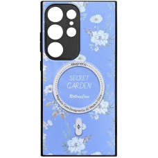 TPU+PC чохол Secret Garden with MagFit для Samsung Galaxy S23 Ultra Lilac