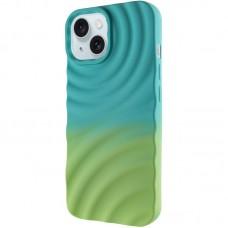 Чохол TPU ColorWave для Apple iPhone 15 (6.1") Marine Green / Mint