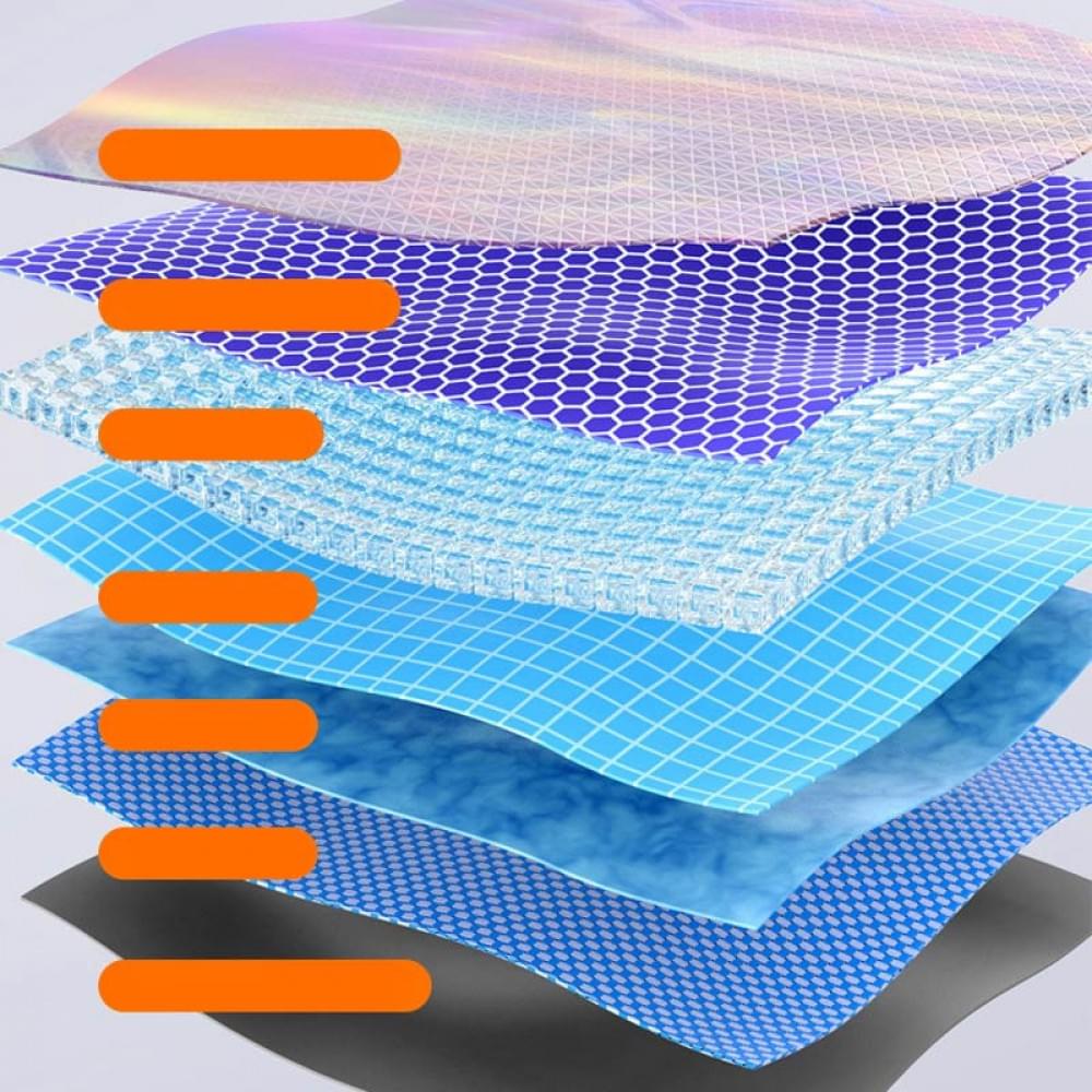 Сонцезахисна шторка на лобове скло with 5 magnets (наружная) Rainbow