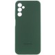Чохол Silicone Cover Lakshmi Full Camera (AA) with logo для Samsung Galaxy A05s Зелений / Dark green