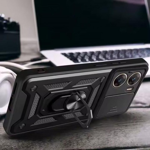 Чохол Ummi Camshield Serge Ring для Xiaomi Poco X7 Pro Чорний / Black