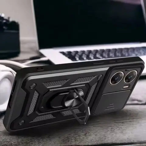 Чохол Ummi Camshield Serge Ring для Xiaomi Poco X7 Pro Чорний