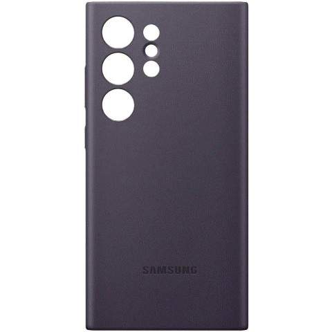Шкіряний чохол Leather Case (AAA) для Samsung Galaxy S24 Ultra Purple