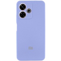 Чохол Silicone Cover Lakshmi Full Camera (AA) with logo для Xiaomi Redmi 13 4G / Poco M6 4G Бузковий / Dasheen