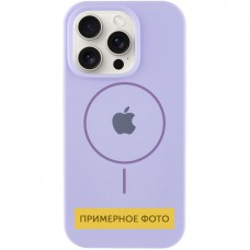 Чохол Silicone Case Full Protective (AA) with MagSafe для Apple iPhone 14 Plus (6.7") Бузковий / Dasheen