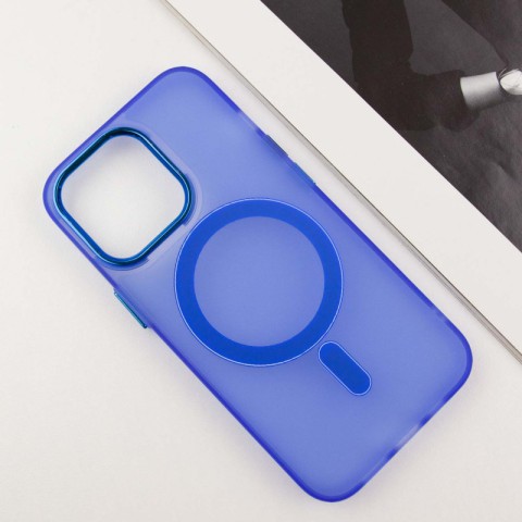 Чохол TPU+PC Lily with MagSafe для Apple iPhone 13 Pro Max (6.7") Blue