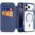 Чохол-книжка Dux Ducis Skin X Pro with MagSafe для Apple iPhone 17 Pro Max (6.9") Blue Чохол-книжка Dux Ducis Skin X Pro with MagSafe для Apple iPhone 17 Pro Max (6.9") Blue