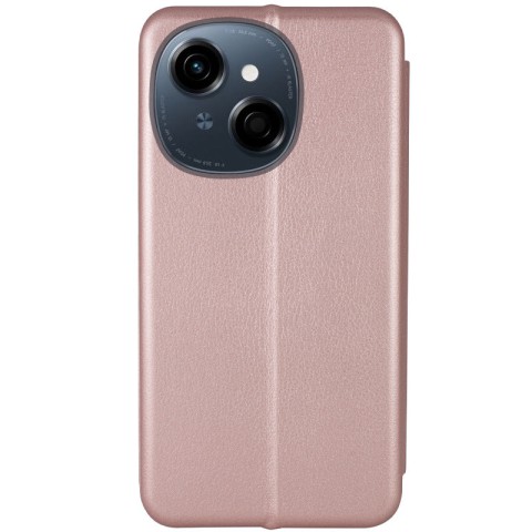 Шкіряний чохол-книжка Classy для TECNO Spark Go 1 (KL4) / Spark Go 2025 Rose Gold