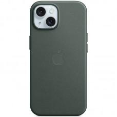 Чохол FineWoven (AAA) with MagSafe для Apple iPhone 15 Plus (6.7") Ever Green