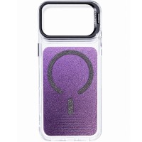 Чохол TPU+PC Jewel Sparkle with MagSafe для Apple iPhone 17 Pro (6.3") Violet Shimmer