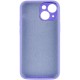 Чохол Silicone Case Full Camera Protective (AA) NO LOGO для Apple iPhone 15 Plus (6.7") Бузковий / Dasheen