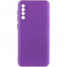 Чохол TPU GETMAN Liquid Silk Full Camera для Samsung Galaxy A50 (A505F) / A50s / A30s Фіолетовий / Purple