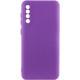 Чохол TPU GETMAN Liquid Silk Full Camera для Samsung Galaxy A50 (A505F) / A50s / A30s Фіолетовий / Purple