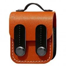 Шкіряний футляр Briefcase для навушників AirPods 1/2 Brown / Black