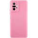 Чохол TPU GETMAN Liquid Silk Full Camera для Xiaomi Redmi Note 10 Pro / 10 Pro Max Рожевий / Pink