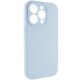Чохол Silicone Case Full Camera Protective (AA) NO LOGO для Apple iPhone 13 Pro (6.1") Блакитний / Sweet Blue