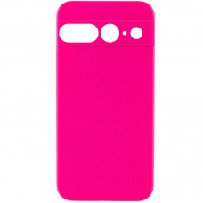 Чохол Silicone Cover Lakshmi Full Camera (AAA) для Google Pixel 7 Pro Рожевий / Barbie pink