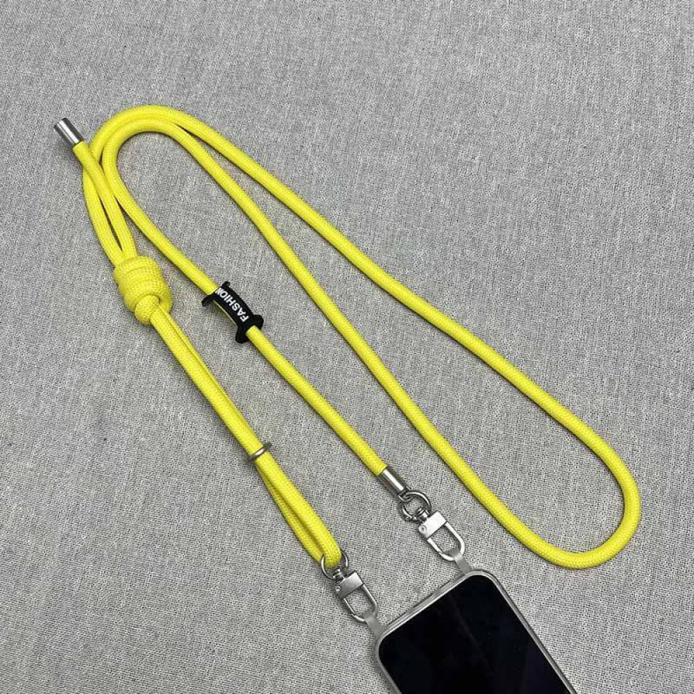 Шнурок із двома кріпленнями (8 мм) 150 см Yellow