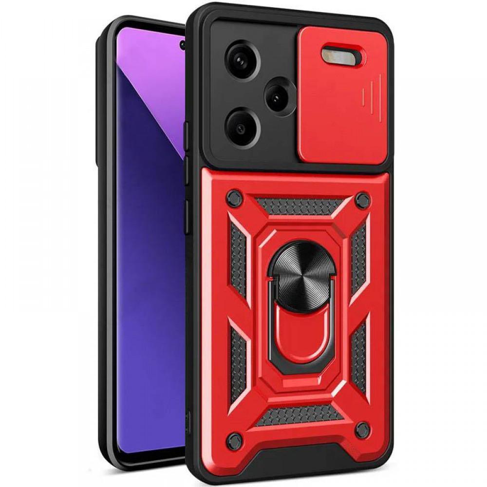 Чохол Ummi Camshield Serge Ring для Xiaomi Redmi Note 13 Pro+ Червоний