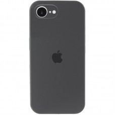 Чохол Silicone Case Full Camera Protective (AA) для Apple iPhone 16e (6.1") Сірий / Dark Gray