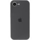 Чохол Silicone Case Full Camera Protective (AA) для Apple iPhone 16e (6.1") Сірий / Dark Gray