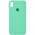 Чохол Silicone Case Full Protective (AA) для Apple iPhone X (5.8") / XS (5.8") Зелений / Spearmint