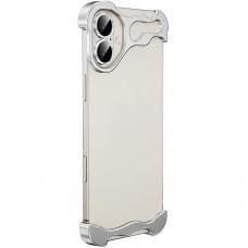 Чохол Minimalist Metal Bumper для Apple iPhone 17 (6.3") Silver