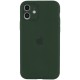 Чохол Silicone Case Full Camera Protective (AA) для Apple iPhone 12 (6.1") Зелений / Cyprus Green