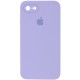 Чохол Silicone Case Square Full Camera Protective (AA) для Apple iPhone 6/6s (4.7") Бузковий / Dasheen