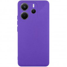 Чохол Silicone Cover Lakshmi Full Camera (AAA) для Xiaomi Redmi Note 14 4G Фіолетовий / Amethyst