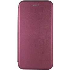 Шкіряний чохол-книжка Classy для Xiaomi Redmi 10 Бордовий