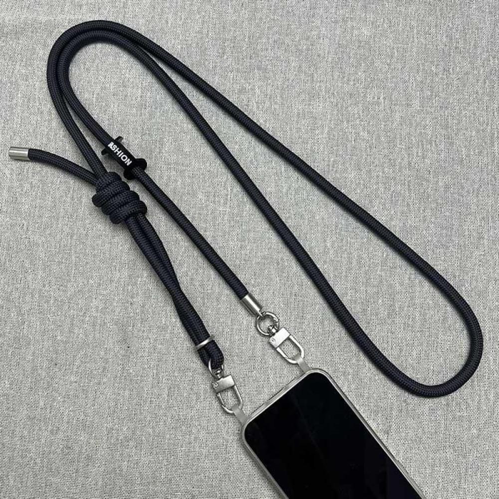 Шнурок із двома кріпленнями (8 мм) 150 см Dark Gray