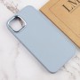 TPU чохол Bonbon Metal Style для Apple iPhone 13 (6.1") Блакитний / Mist blue