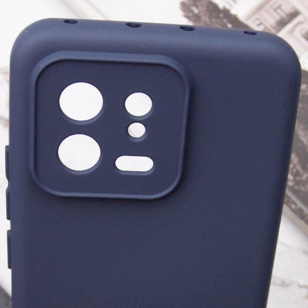 Чохол TPU GETMAN Liquid Silk Full Camera для Xiaomi 13 Pro Синій / Midnight Blue