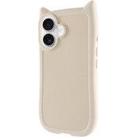 Чохол TPU Cat для Apple iPhone 16 (6.1") Antique White