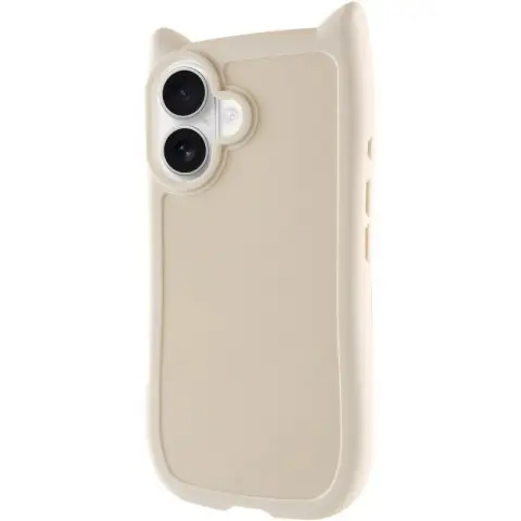 Чохол TPU Cat для Apple iPhone 16 (6.1") Antique White