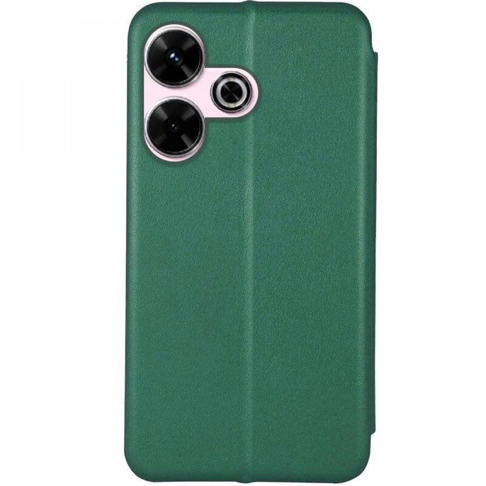 Шкіряний чохол-книжка Classy для Xiaomi Redmi 13 4G / Poco M6 4G Зелений