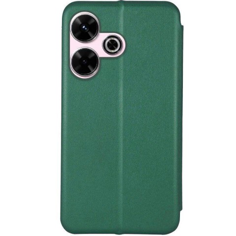 Шкіряний чохол-книжка Classy для Xiaomi Redmi 13 4G / Poco M6 4G Зелений