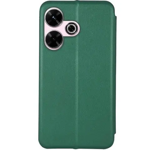 Шкіряний чохол-книжка Classy для Xiaomi Redmi 13 4G / Poco M6 4G Зелений