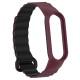 Ремінець Dual-color Magnetic для Xiaomi Mi Band 9/8 Plum / Black