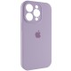 Чохол Silicone Case Full Camera Protective (AA) для Apple iPhone 15 Pro (6.1") Бузковий / Lilac