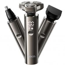 Электроброритва Hoco HP36 3in1 Shaver & Trimmer 600 mAh Metal gray
