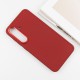 TPU чохол Bonbon Metal Style для Samsung Galaxy S24 / S25 Червоний / Red