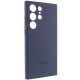 Чохол Silicone Cover Lakshmi Full Camera (AAA) with Logo для Samsung Galaxy S25 Ultra Темно-синій / Midnight blue