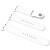 Силіконовий ремінець для Apple Watch Sport Band 38/40/41/42mm(ser.10) (S/M & M/L) 3pcs Білий / White