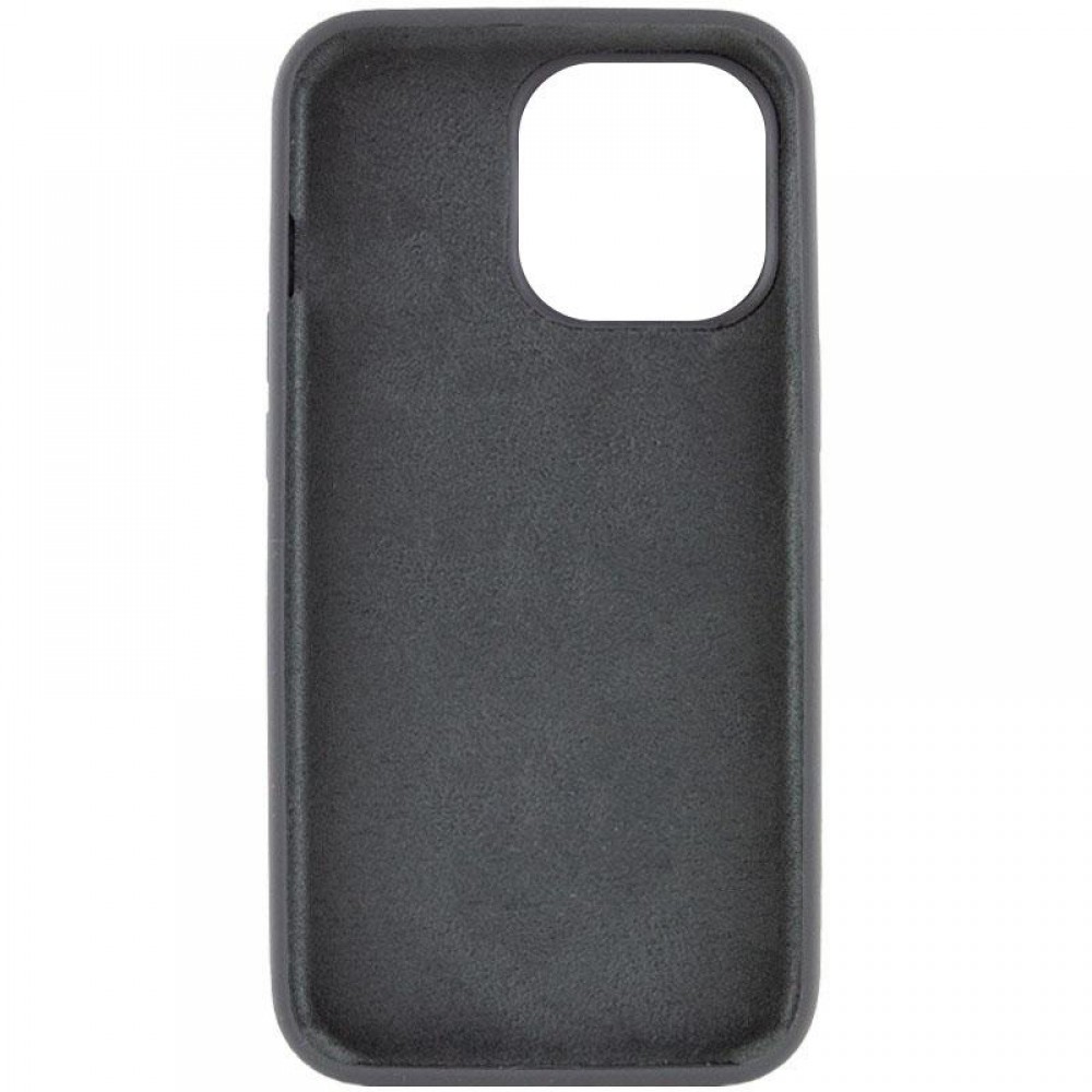 Чохол Silicone Case Full Protective (AA) NO LOGO для Apple iPhone 16 Pro (6.3") Сірий / Dark Gray